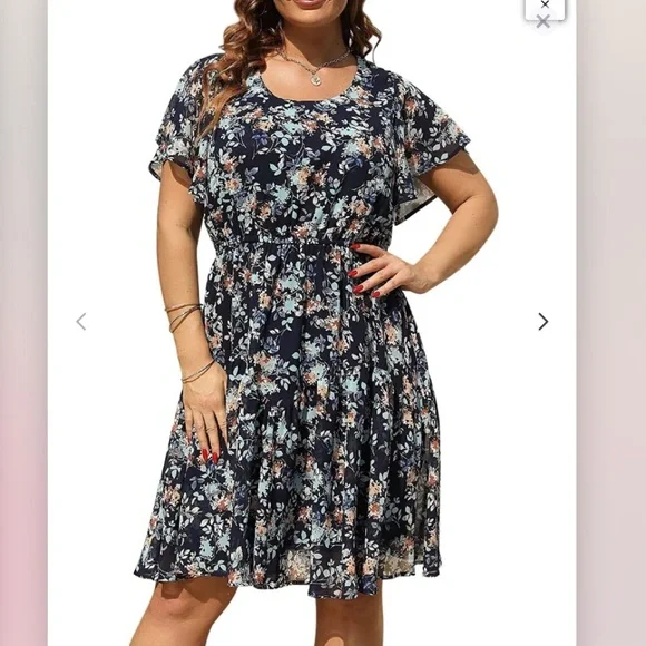 🌼FOR BUNDLE ONLY🌼Nemidor Roses Midi Dress - Picture 4 of 16